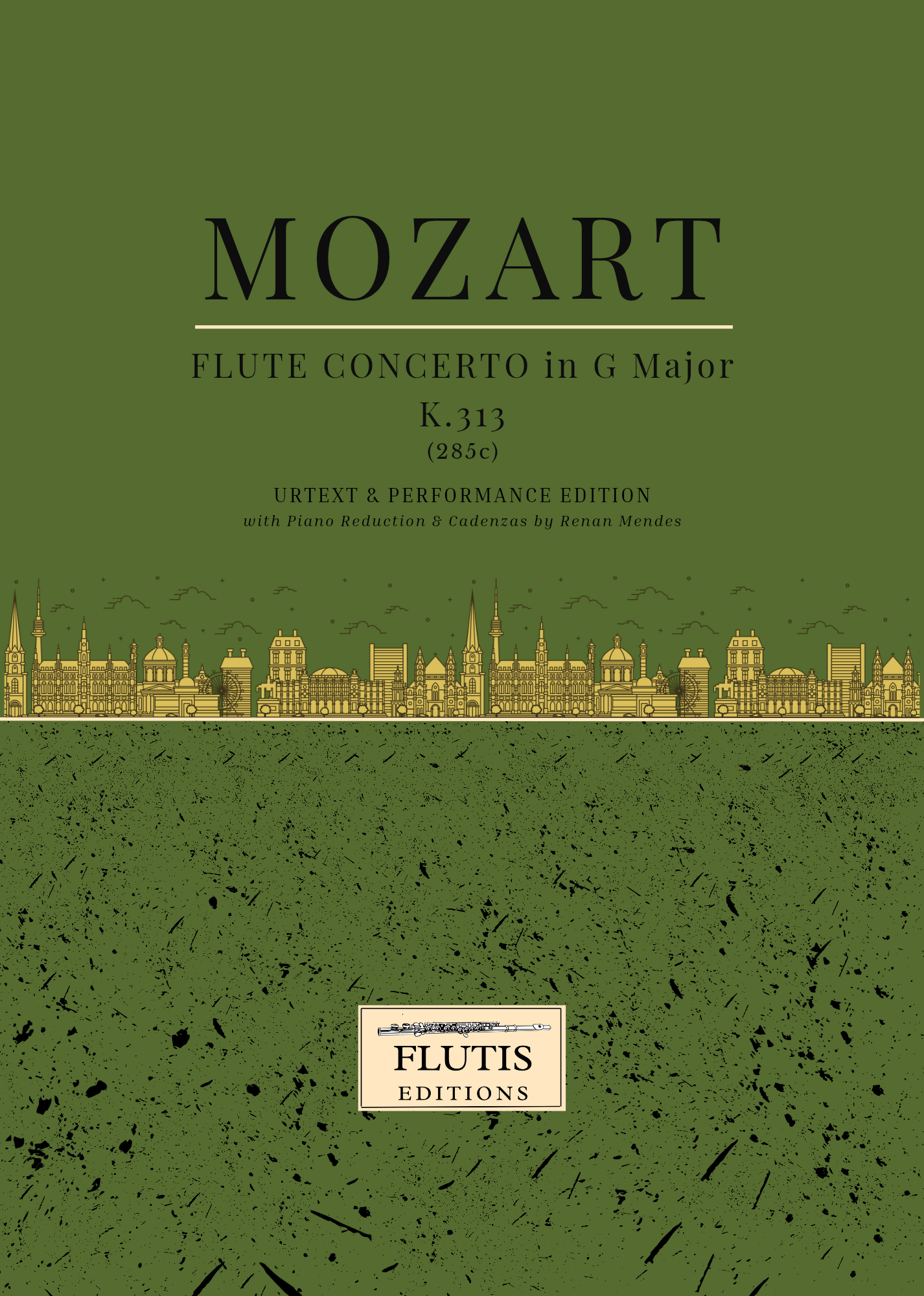 Cover of Mozart Flute Concerto in G Major K. 313, Flutis Editions